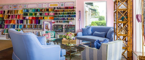 Lycette Designs offers an array of needlepoint kits for beginners.