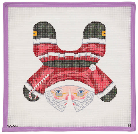 Needlepoint Frogs