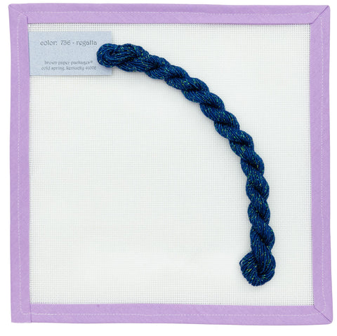 Blue Silk & Ivory