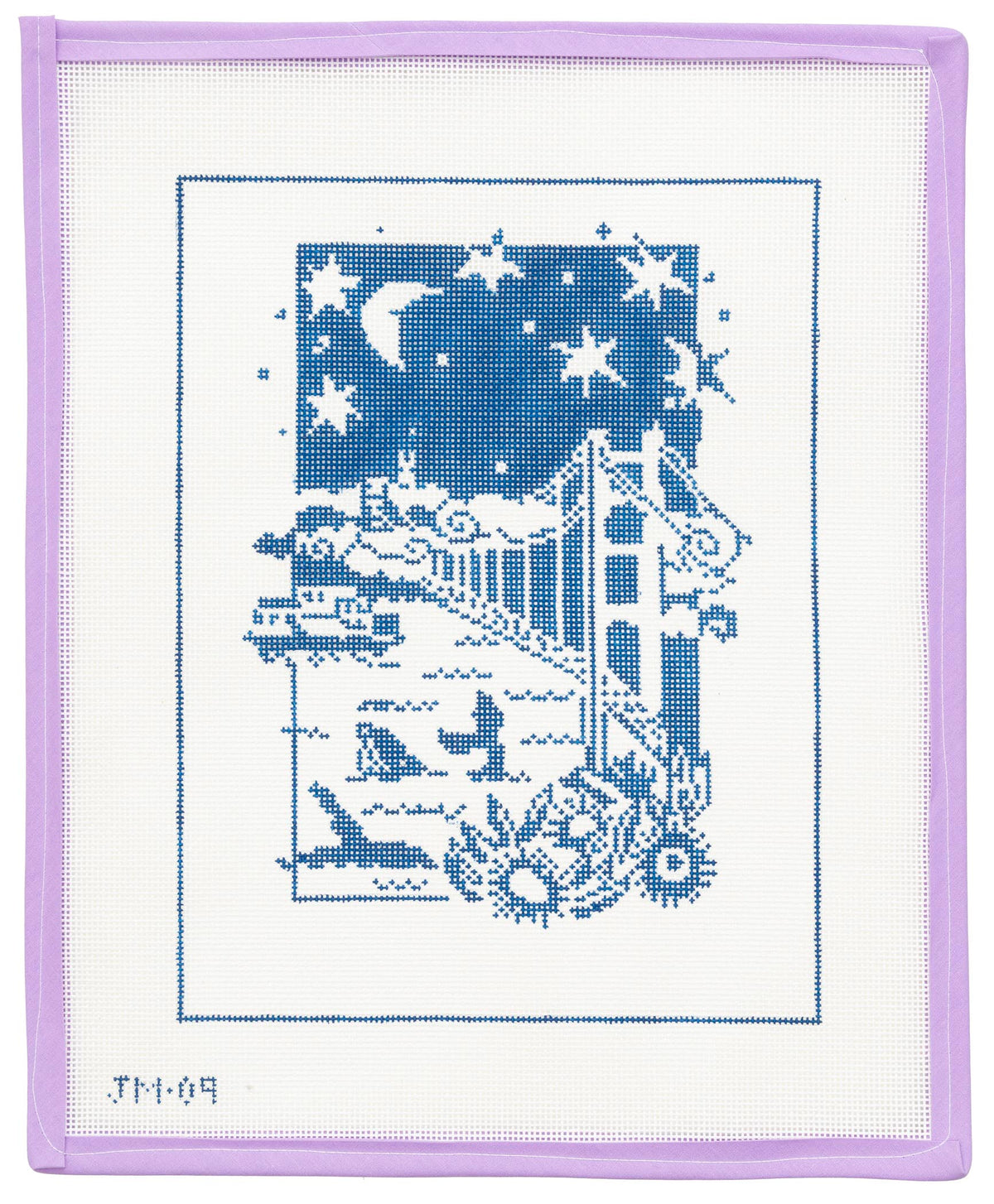 San Francisco Bay Needlepoint Canvas from Lycette Designs. Needlepoint