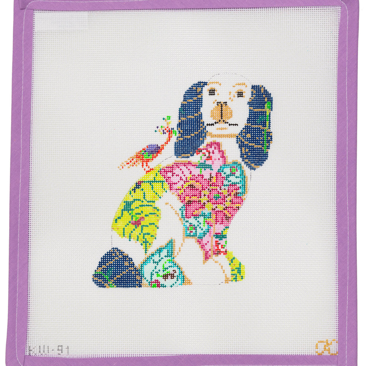 tobacco leaf staffordshire dogs  BACK IN STOCK Tobacco Dogs! How fun are these mini pups?! The stunning leaf pattern is continuous across both dogs. The perfect addition to any bookshelf or mantle! This pair of classic foo dogs or guardian lions feature a hand painted tobacco leaf motif Tobacco Leaf Medium Spaniels, Pair