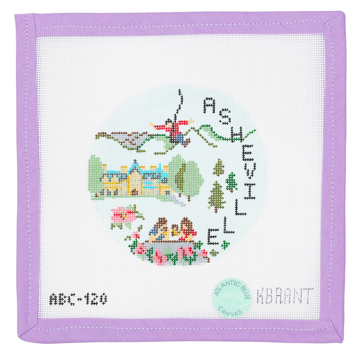 Asheville Needlepoint Canvas from Lycette Designs. Needlepoint canvases