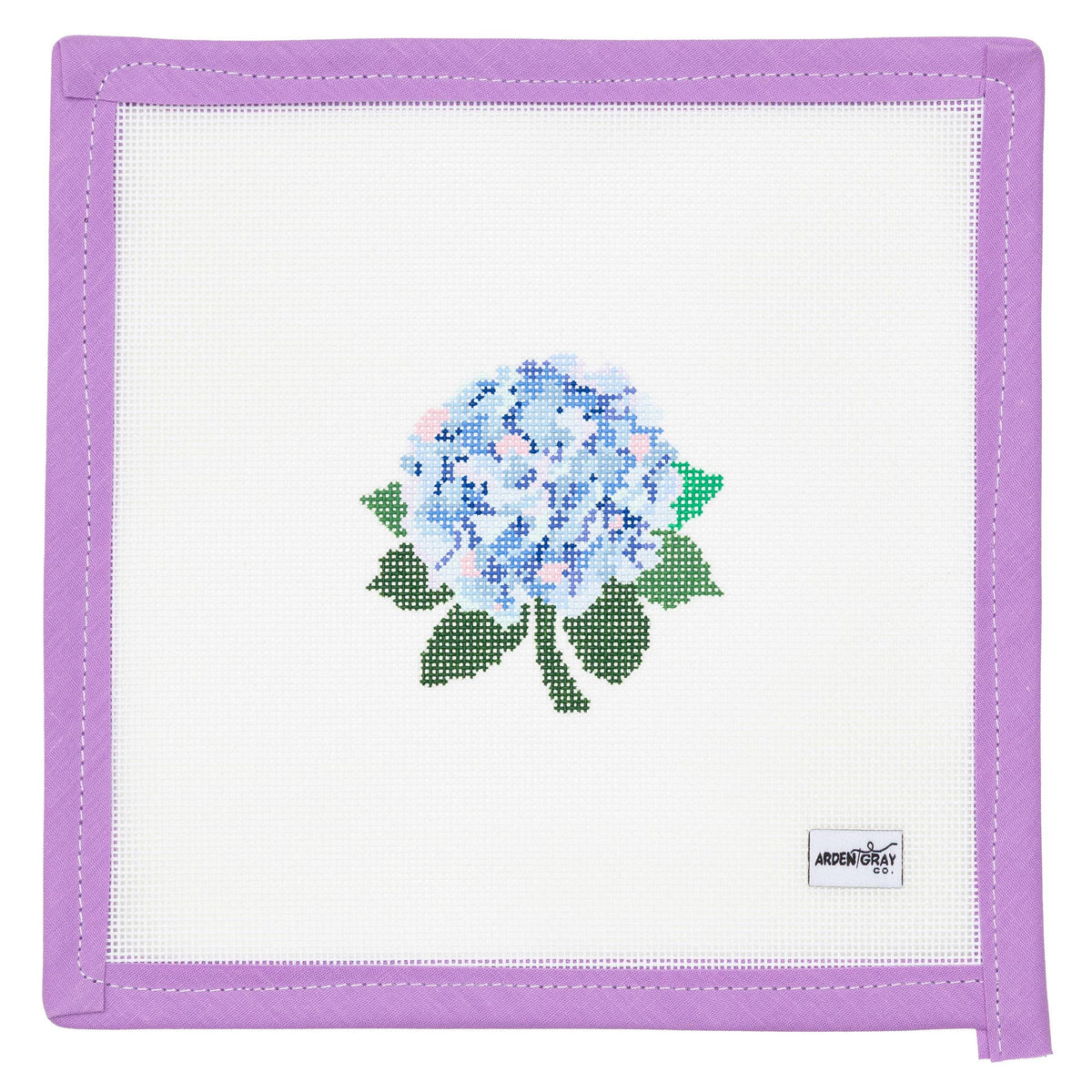 Hydrangea Needlepoint Canvas from Lycette Designs. Needlepoint