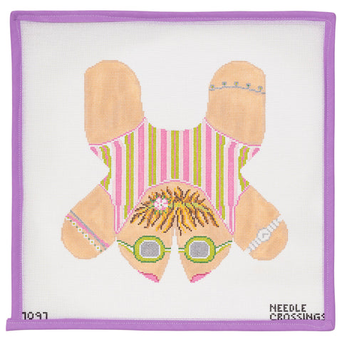 Needlepoint Frogs