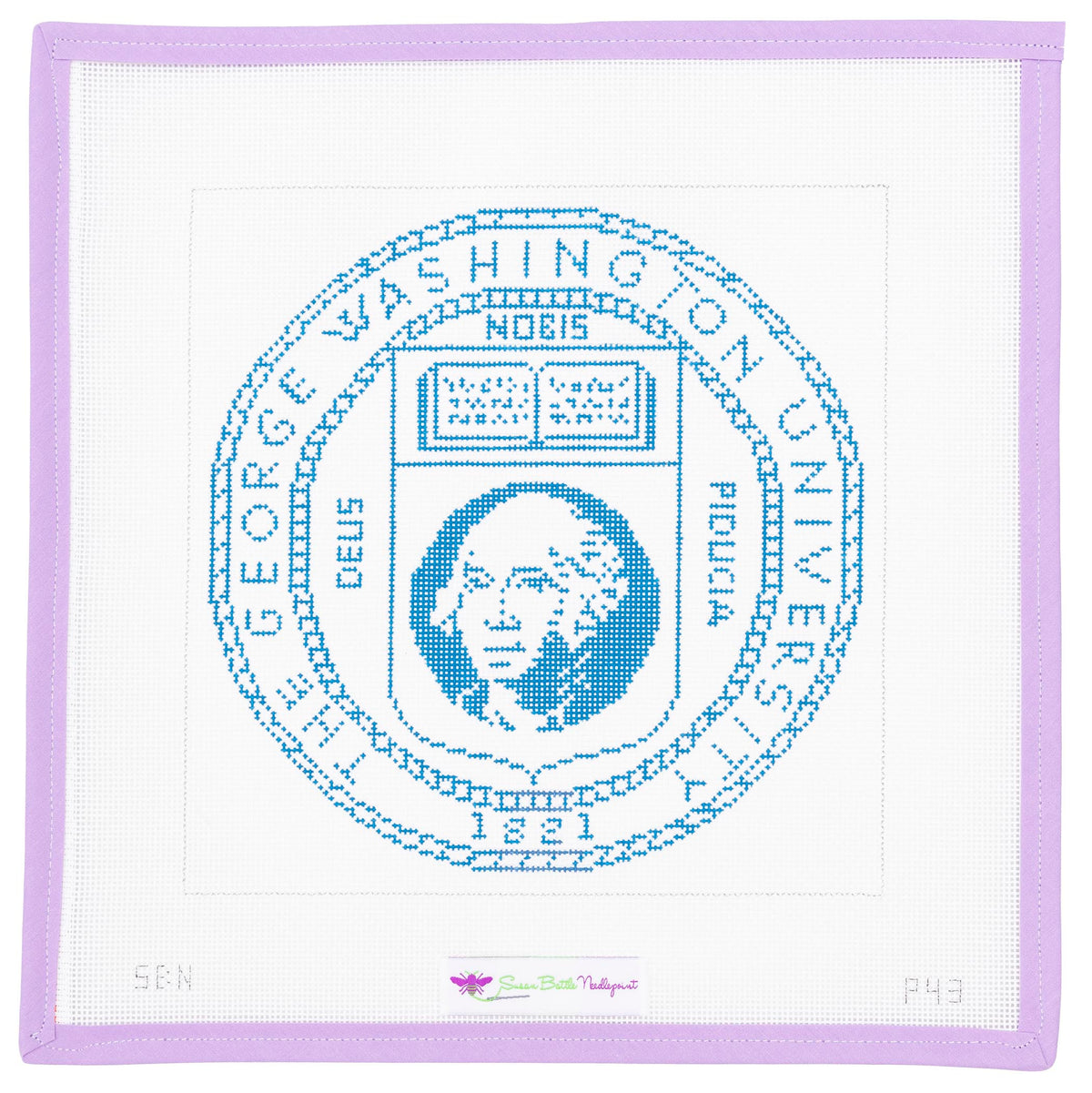 Washington University Needlepoint Canvas from Lycette Designs