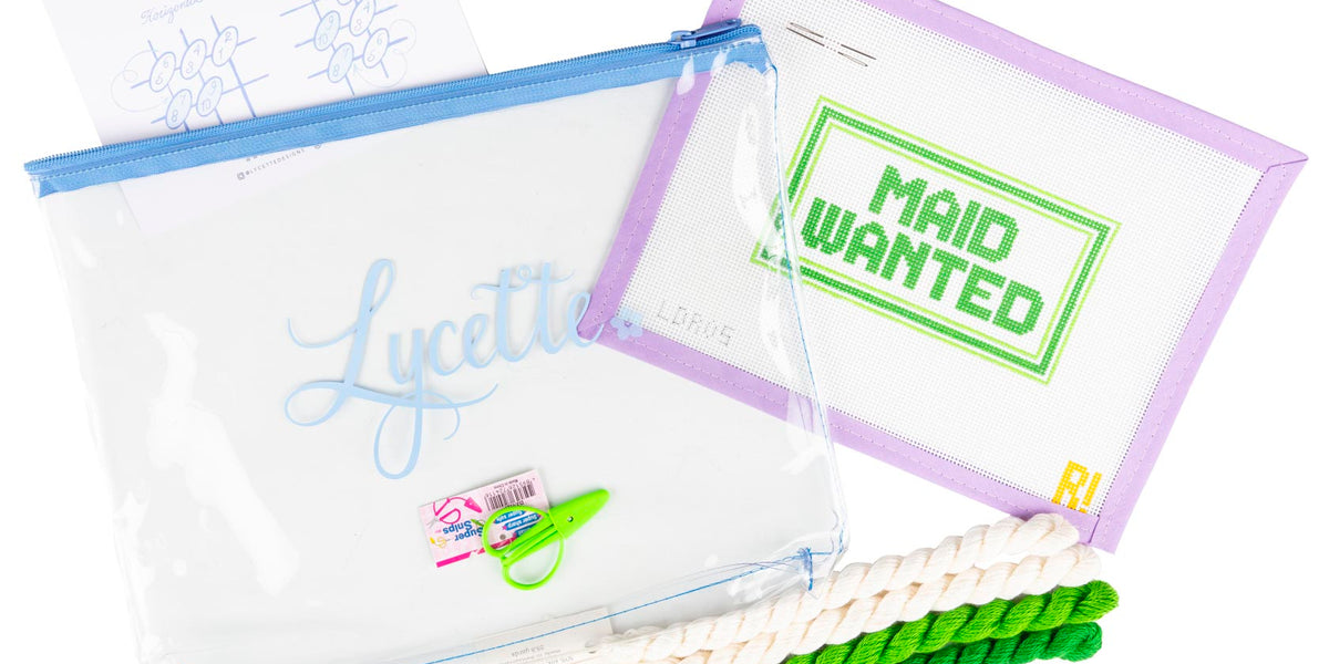 Lycette Essentials Beginner Kit - Needlepoint Canvas from Lycette