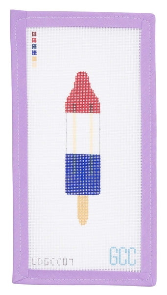 Red, White, & Blue Popsicle Needlepoint Canvas from Lycette
