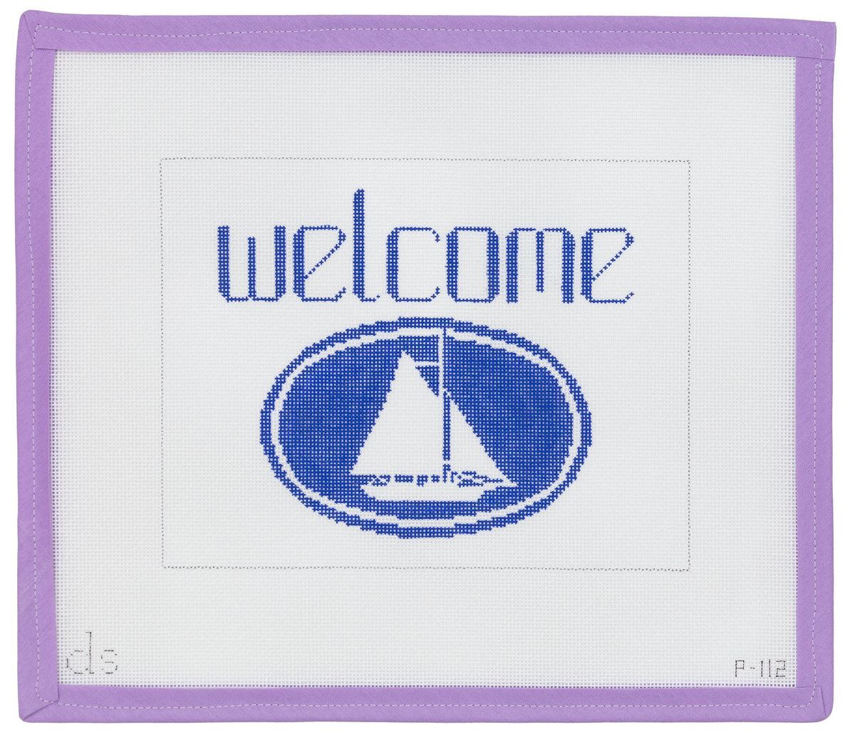 Nautical Needlepoint Canvas from Lycette Designs. Needlepoint canvases, fibers, and