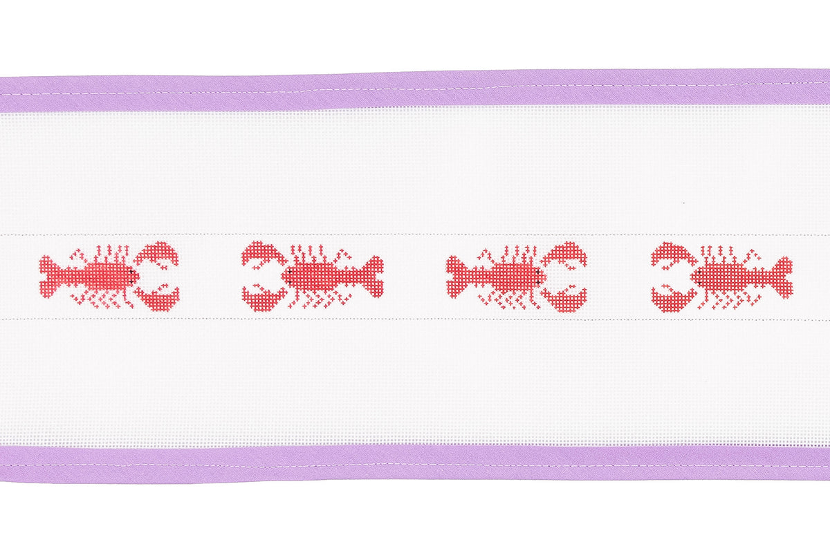 Lobster Belt Needlepoint Canvas from Lycette Designs. Needlepoint