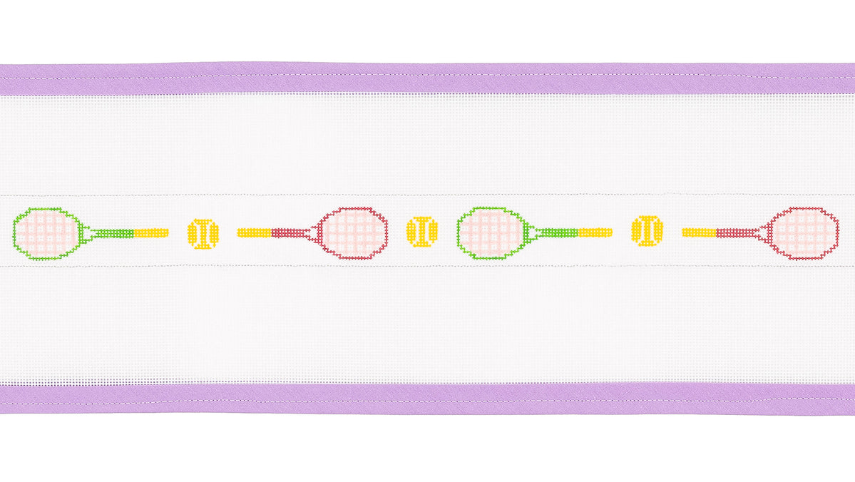 Classic Tennis Belt Needlepoint Canvas from Lycette Designs