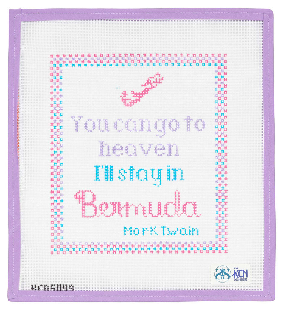 You Can Go To Heaven Needlepoint Canvas from Lycette Designs