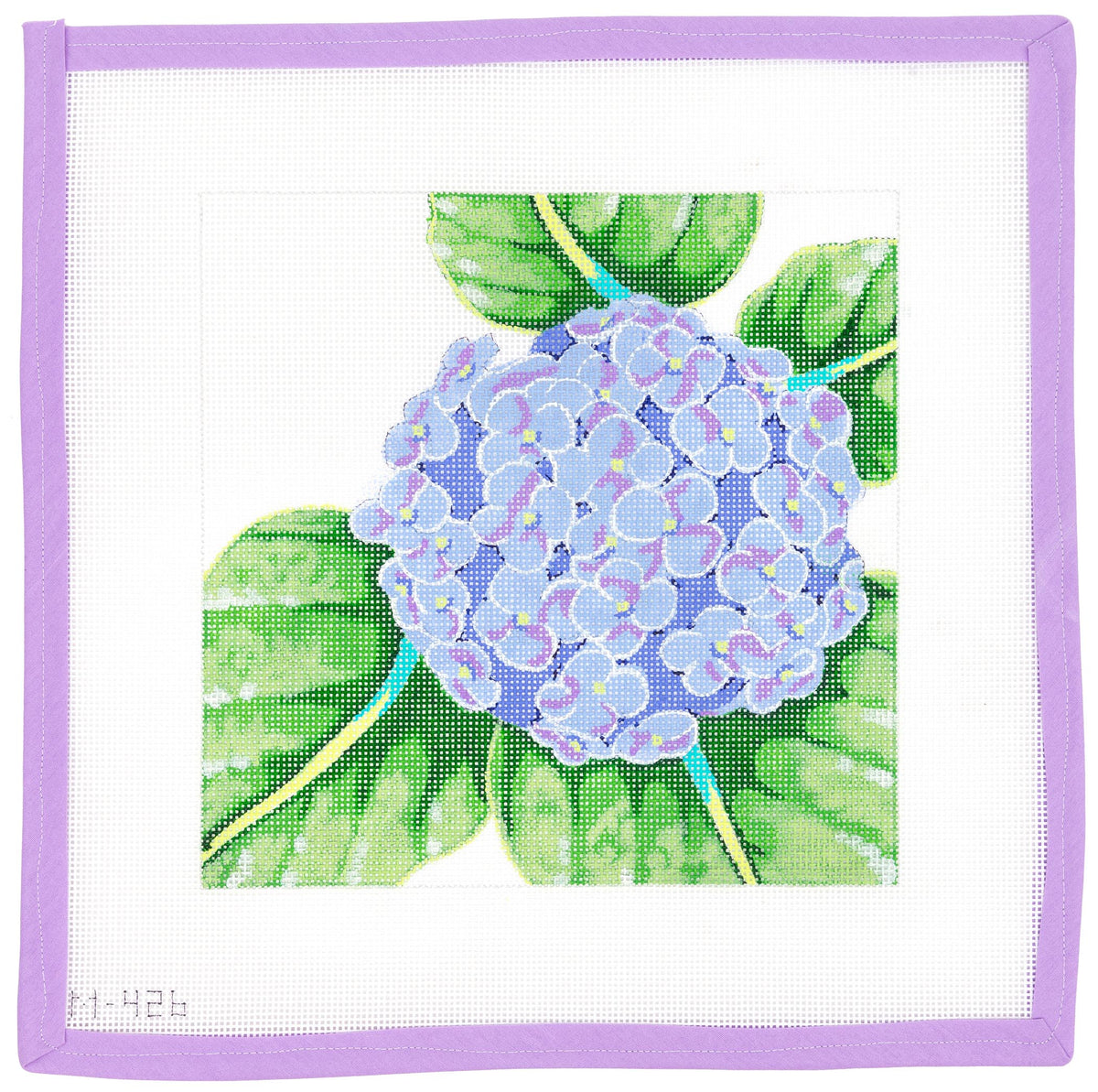 Hydrangea Needlepoint Canvas from Lycette Designs. Needlepoint canvases