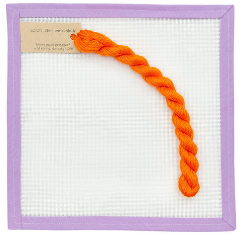 Orange Silk & Ivory