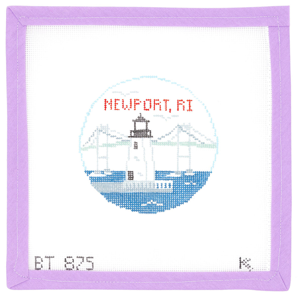 Newport, RI Needlepoint Canvas from Lycette Designs. Needlepoint