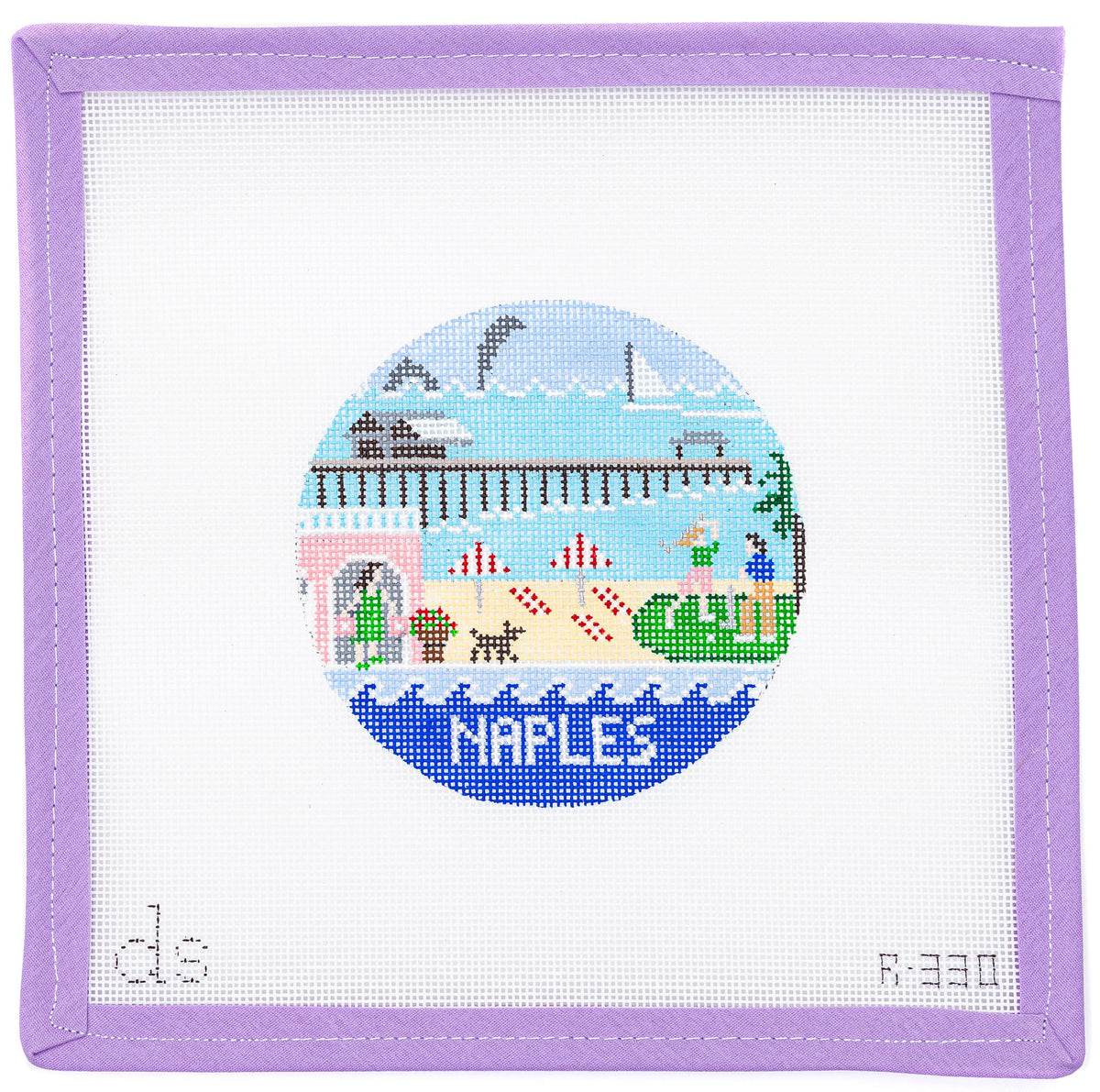 Naples Needlepoint Canvas from Lycette Designs. Needlepoint canvases