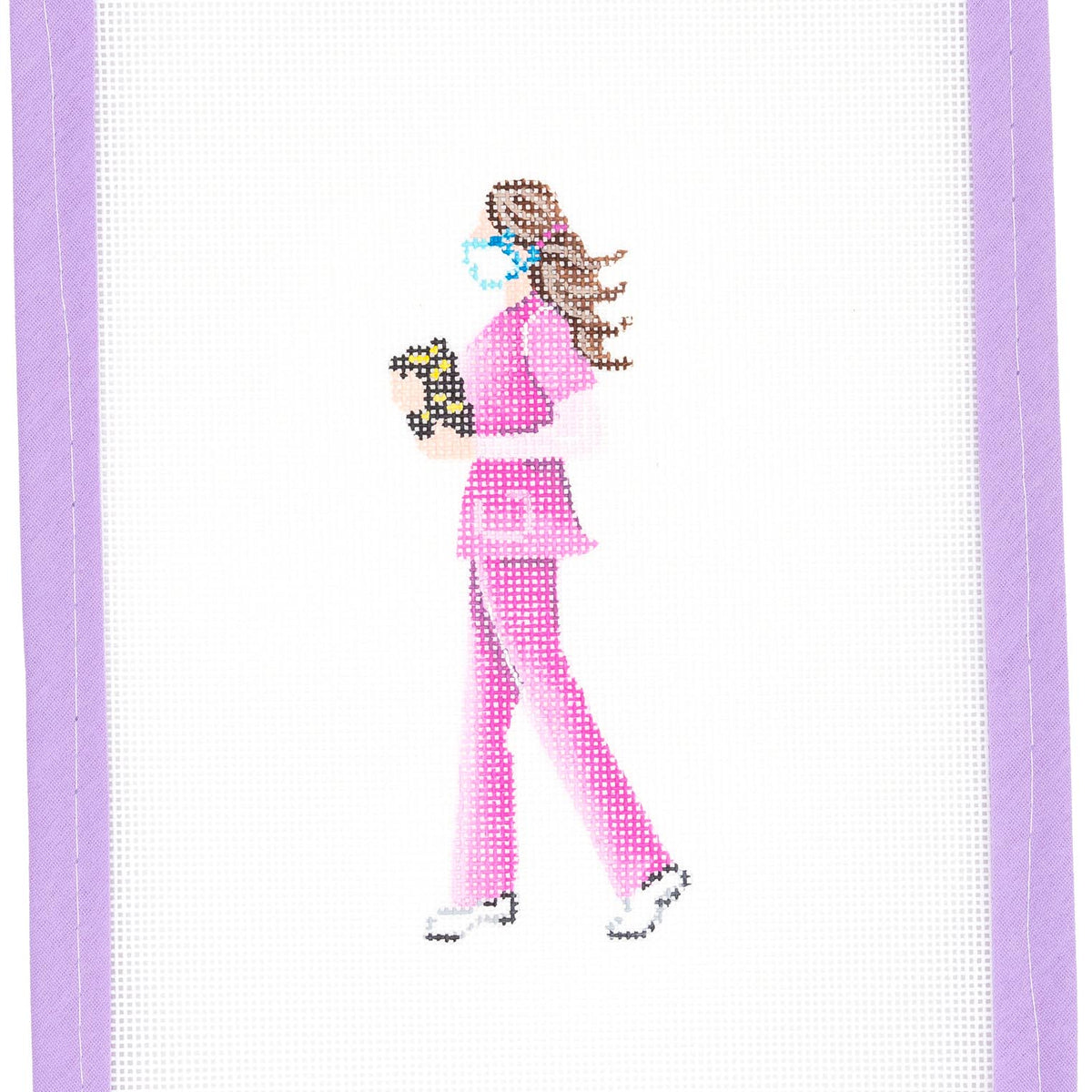 Nurse Needlepoint Canvas from Lycette Designs. Needlepoint canvases
