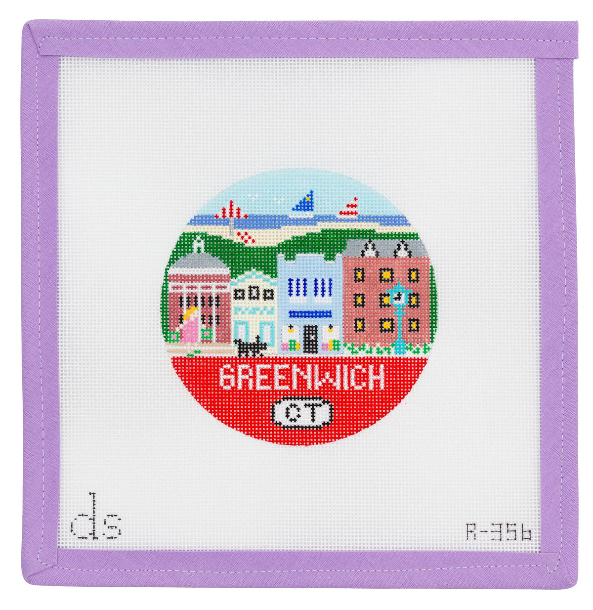 Greenwich Needlepoint Canvas from Lycette Designs. Needlepoint canvases, fibers, and finishing.