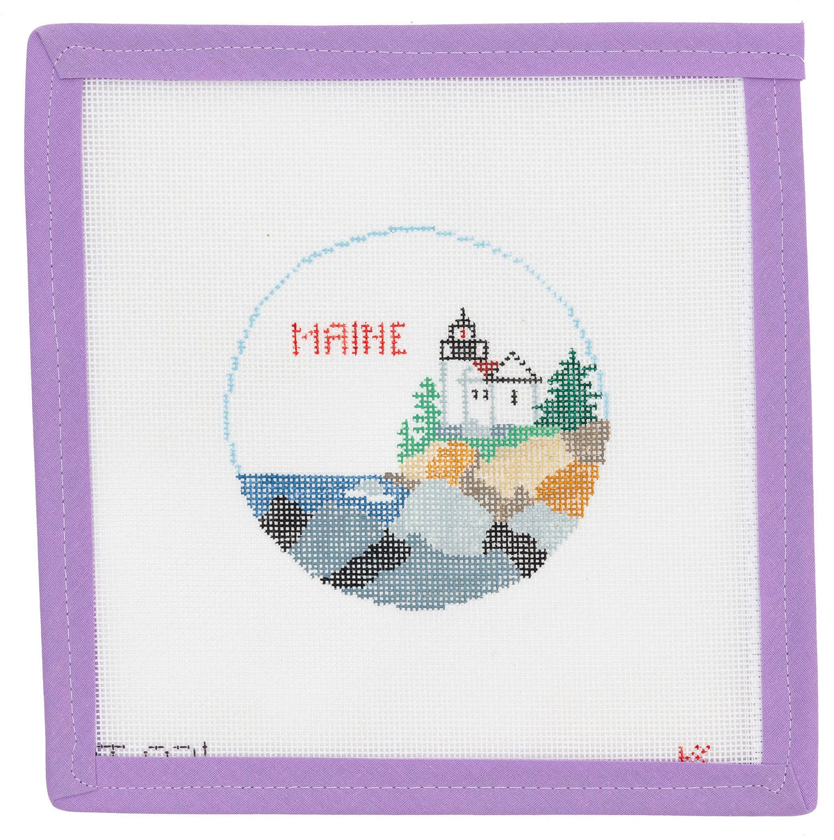 Maine Needlepoint Canvas from Lycette Designs. Needlepoint canvases, fibers, and finishing.
