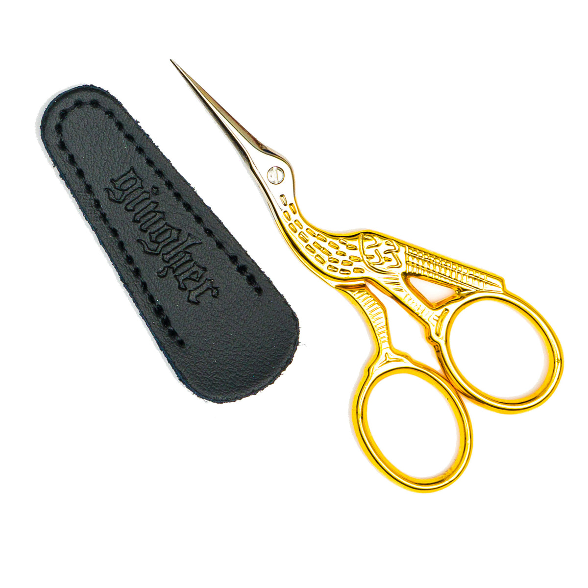 GINGHER GOLD STORK EMBROIDERY SCISSORS [599-3] — Sii Store