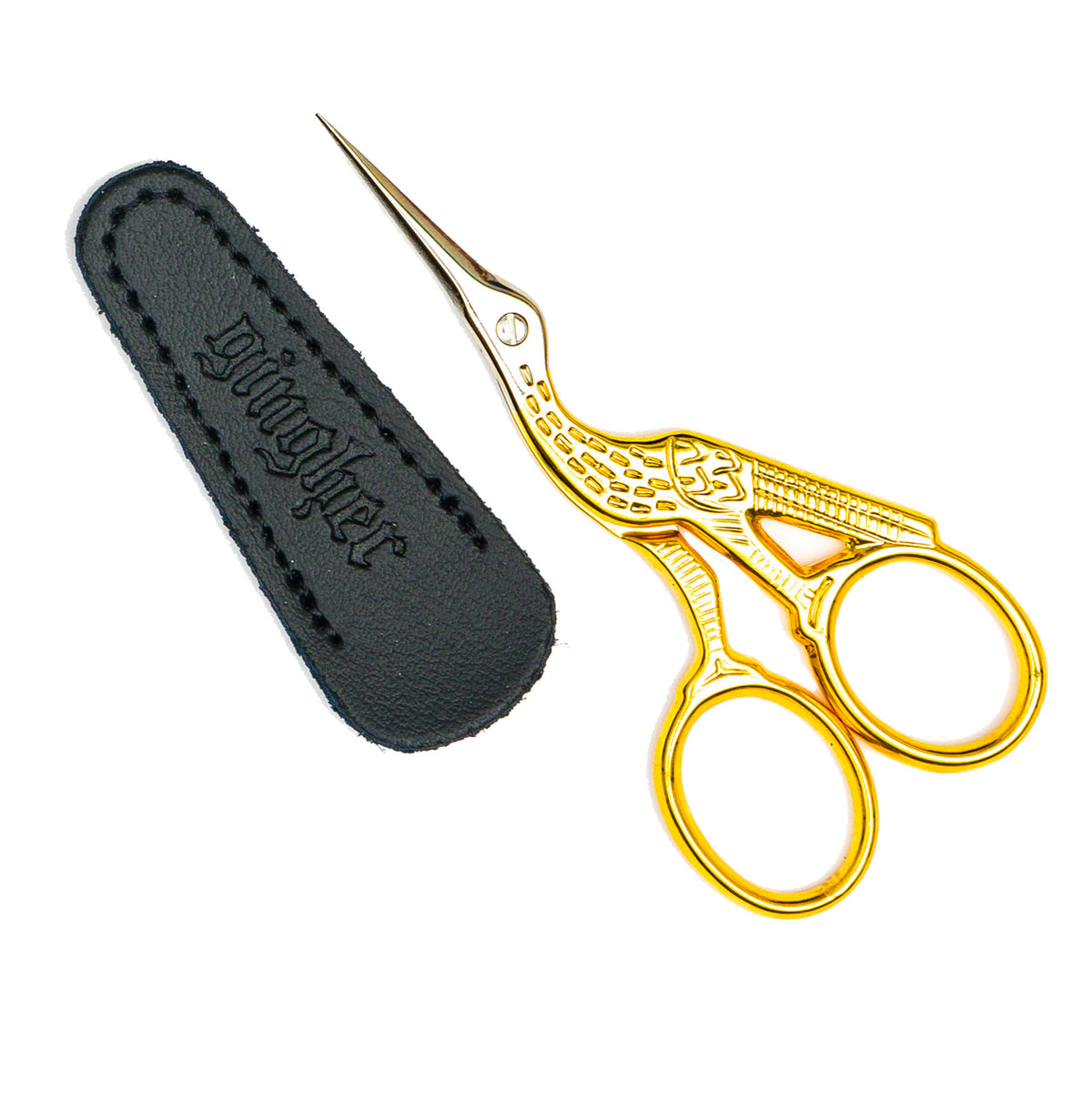 Gingher Gold Stork Embroidery Scissors — Material Goods